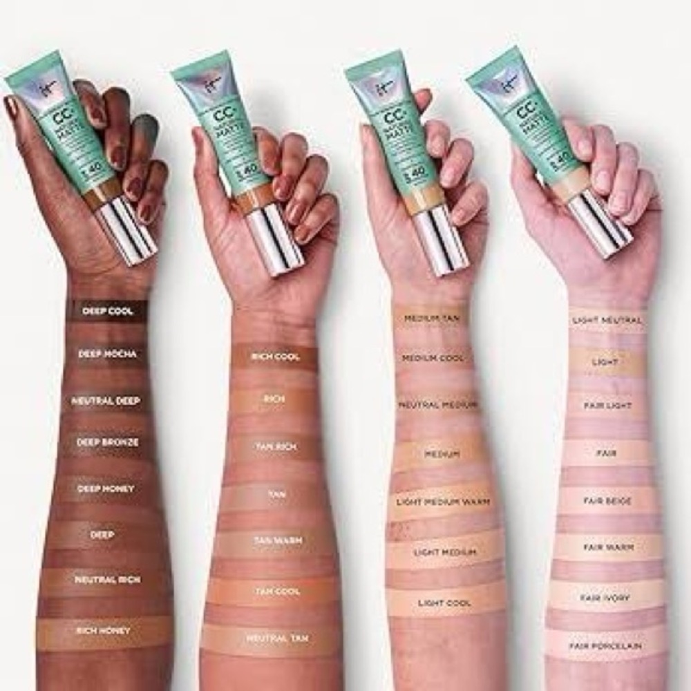 IT Cosmetics CC+ Oil-Free Matte Foundation SPF 40 | Neutral Tan | New - Picture 2 of 4